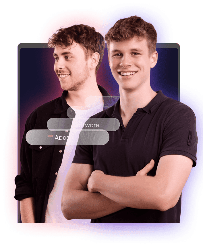 Philipp Stapf und Aaron Hermann – Gründer von P&A Development, Digitalagentur in Heilbronn