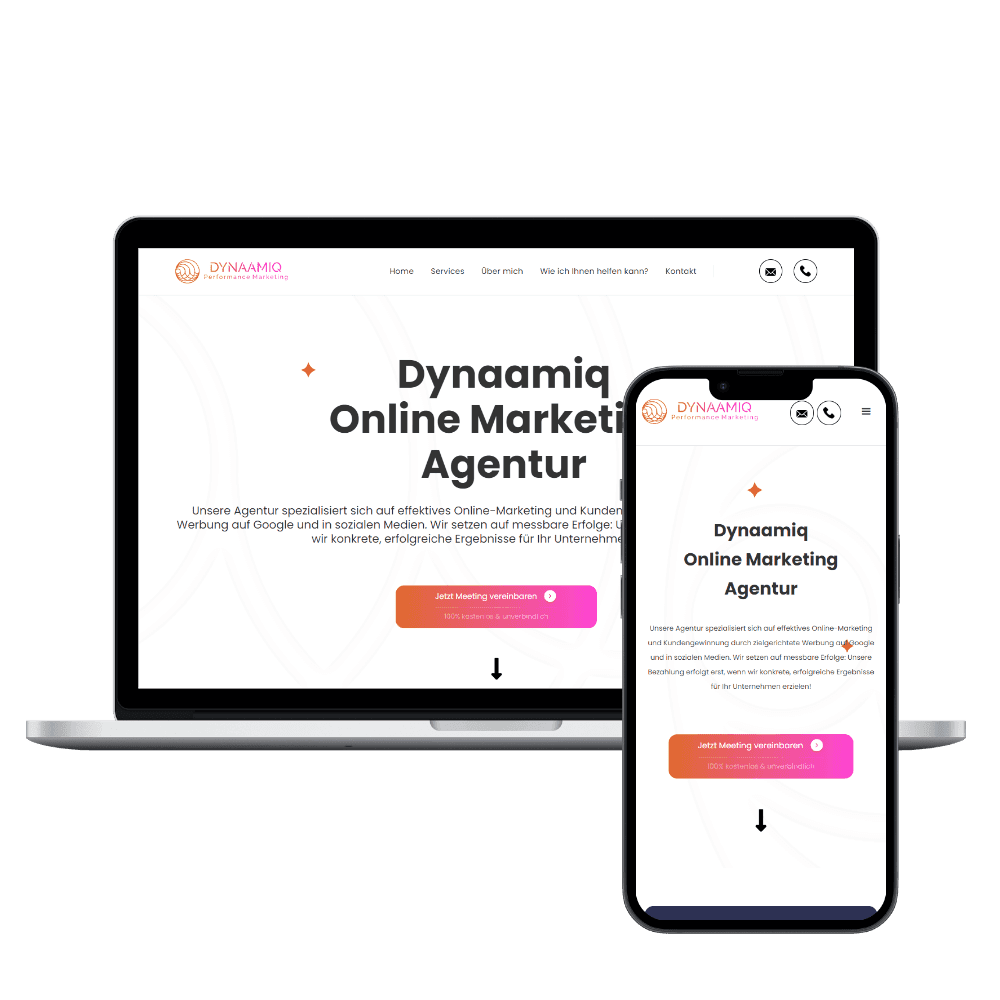 Webseite Projekt: Dynaamiq