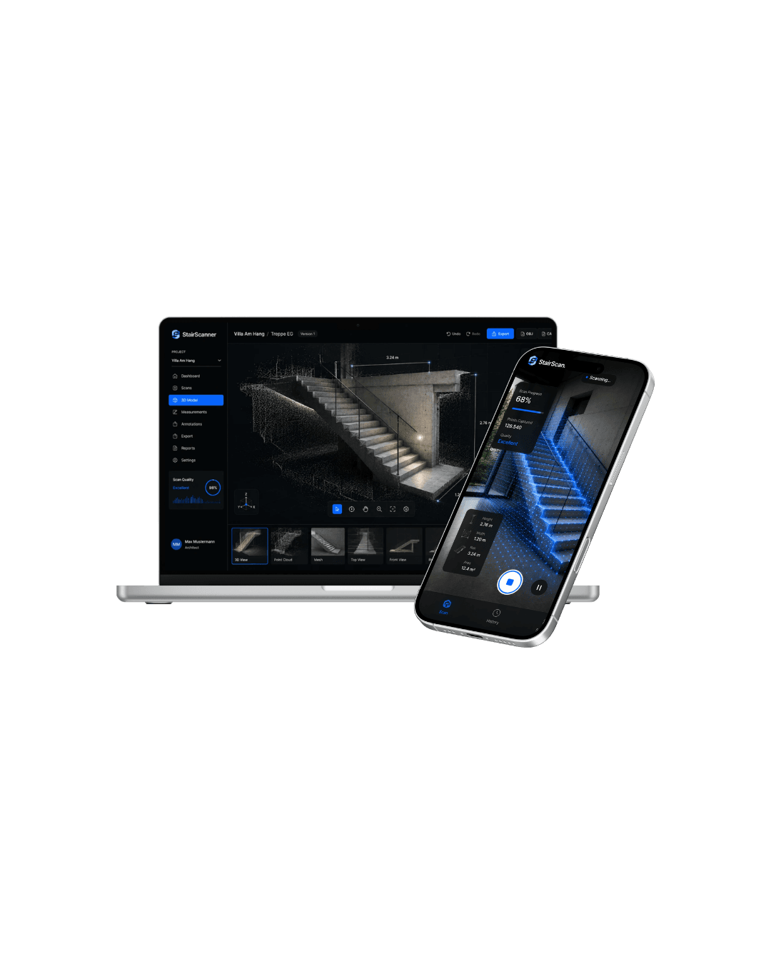 StairScanner - AR – Einblick 1